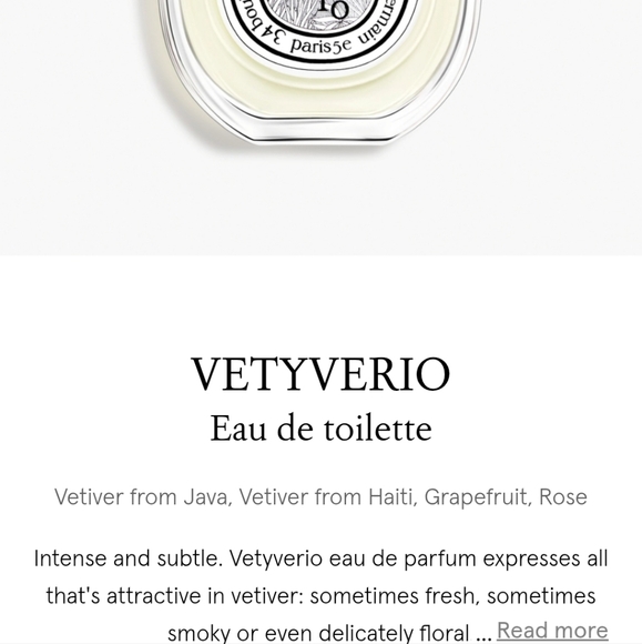 Diptyque Vetyverio 1.7 Fl - Picture 2 of 2